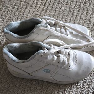 Dexter Kids White and Gray Sneakers Bowling